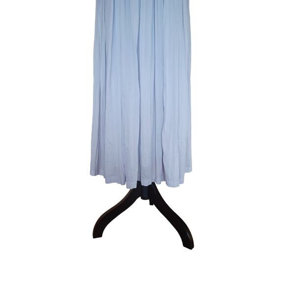 VTG FUN TOP Women's Size M Lavender Maxi Dress w/ Smocked top and fluttery skirt - Picture 4 of 10